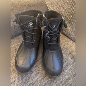 Sperry All-Black Waterproof Boots